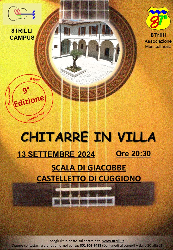 Al momento stai visualizzando Chitarre in Villa 9° Edizione